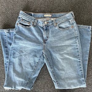 Distressed Levi’s 515™  Ripped Boot Cut Jeans